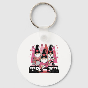 Porte-clés Gnome Musical de la Saint-Valentin Nd Scène Amour