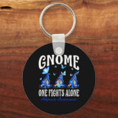 Porte-clés Gnome One combat seul Alopécie Sensibilisation 1 (Recto)