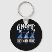 Porte-clés Gnome One combat seul Alopécie Sensibilisation 1 (Verso)
