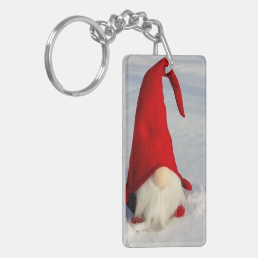 Porte-clés Gnome scandinave de Noël (Devant gauche)