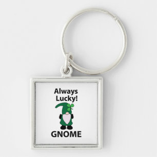 Porte-clés Gnome Shamrock Lucky Jour de la Saint Patrick Gnom