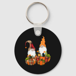Porte-clés Gnomes citrouilles Automne Mignons Halloween Thank