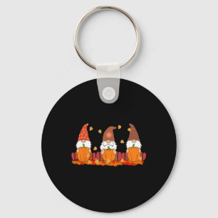 Porte-clés Gnomes de Thanksgiving mignon Citrouille Gnomes d'