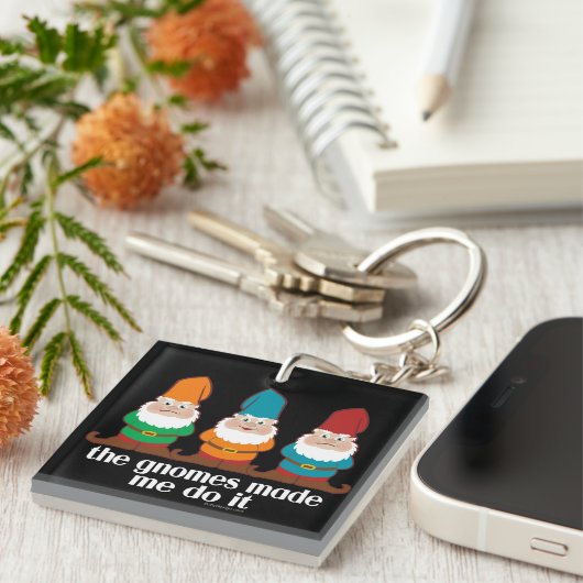 Porte-clés Gnomes drôles (Devant Droit)