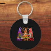 Porte-clés Gnomes Hallothanksmas Halloween Thanksgiving (Recto)