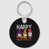 Porte-clés Gnomes Happy Hallothanksmas Halloween Thanksgiving (Recto)