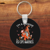 Porte-clés Gnomes I'm A Warrior Rsd Crps Sensibilisation Papi (Recto)
