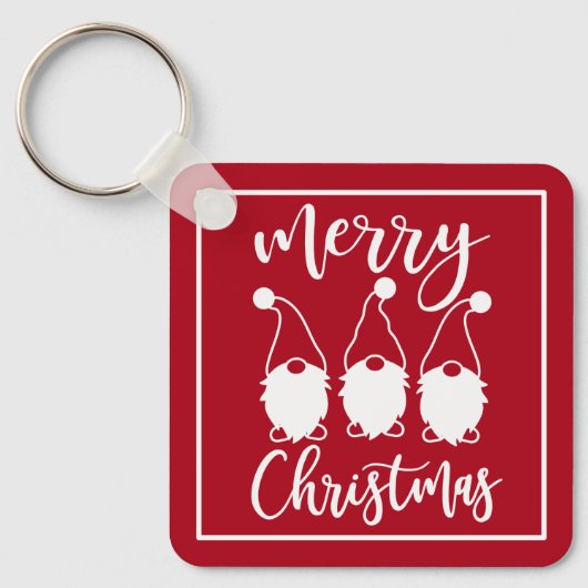 Porte-clés Gnomes Joyeux Noël-45762 (Recto)