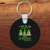 Porte-clés Gnomes Mère Bébé Infirmière St Patrick's Day Lepre (Recto)