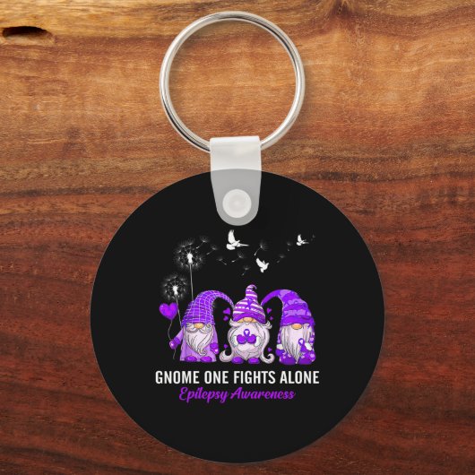 Porte-clés Gnomes One combat seul la sensibilisation à l'épil (Recto)