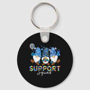 Porte-clés Gnomes Sensibilisation sur l'autisme Support Squad