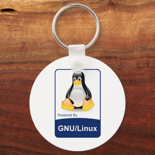 Porte-clés GNU/Linux (Recto)
