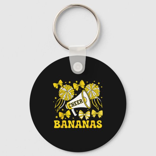 Porte-clés Go Cheer Bananas School Srts Fan Team Srit Name  (Recto)