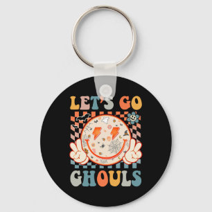 Porte-clés Go Ghouls Hippie Smile Face Retro Halloween