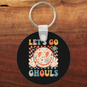 Porte-clés Go Ghouls Hippie Smile Face Retro Halloween (Recto)