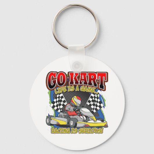 Porte-clés Go Kart Life (Recto)