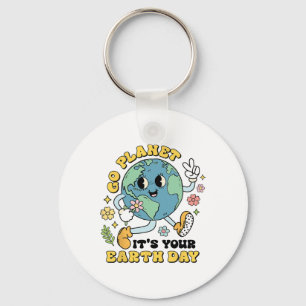 Porte-clés Go Planet Your Jour des terres Climate Change Scie