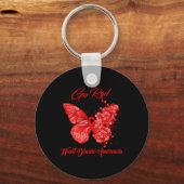 Porte-clés Go Red Heart Disease Awareness (Recto)