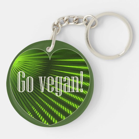 Porte-clés Go Vegan (Dos)