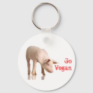 Porte-clés Go Vegan Piglet