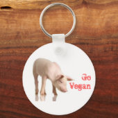 Porte-clés Go Vegan Piglet (Recto)