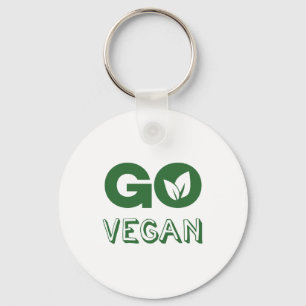 Porte-clés Go Vegan Plante Nutrition Veganism