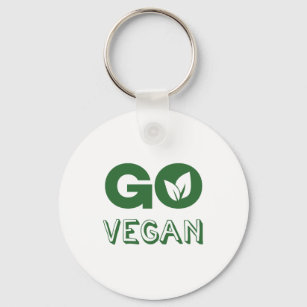 Porte-clés Go Vegan Plante Nutrition Veganism
