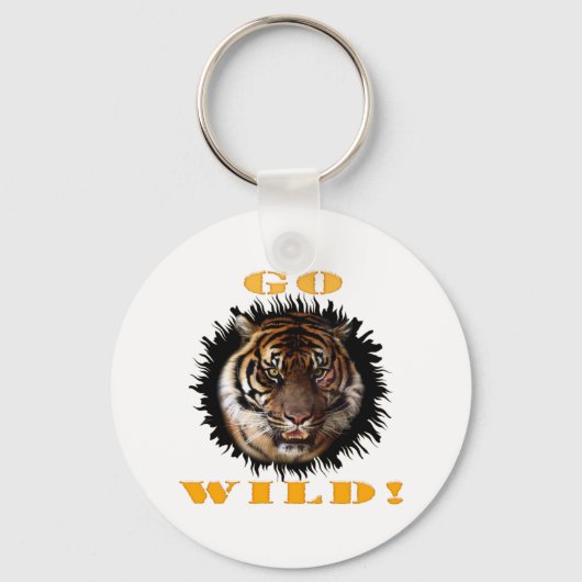 Porte-clés Go Wild Tiger (Recto)