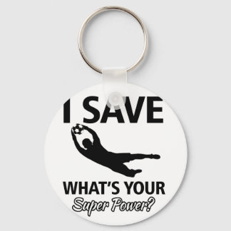 Porte-clés Goalie de football