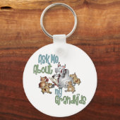 Porte-clés Goat Grand-Enfants - Grand-mère (Recto)