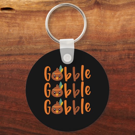 Porte-clés GOBBLE GOBBLE automne automne automne automne (Recto)