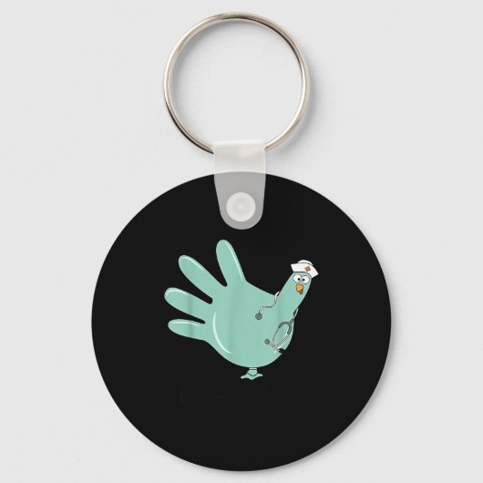 Porte-clés Gobble Gobble Funny Thanksgiving Nurse Humor (Recto)