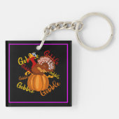 Porte-clés Gobble Gobble Gobble Citrouille-16194 (Dos)
