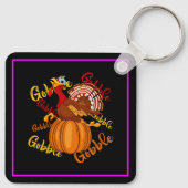 Porte-clés Gobble Gobble Gobble Citrouille-16194 (Dos)