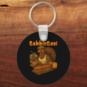 Porte-clés Gobbol Turkey Day Thanksgiving Funny Gobble Thankf (Recto)