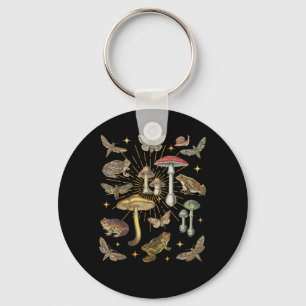 Porte-clés Goblinaire Esthétique Champignon Grenouille Papill