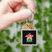 Porte-clés Goblincore Frog Classic Retro Appeal (main)