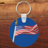 Porte-clés God Bless America, American Flag, (Recto)