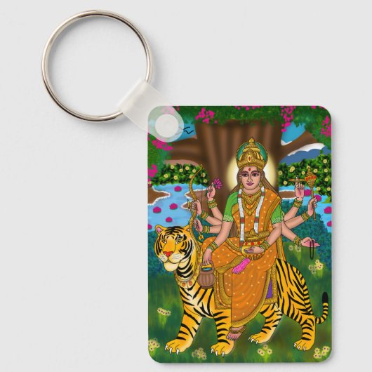 Porte-clés Goddess Kushmanda (Recto)