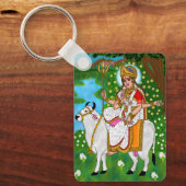 Porte-clés Goddess Mahagauri Keychain (Recto)