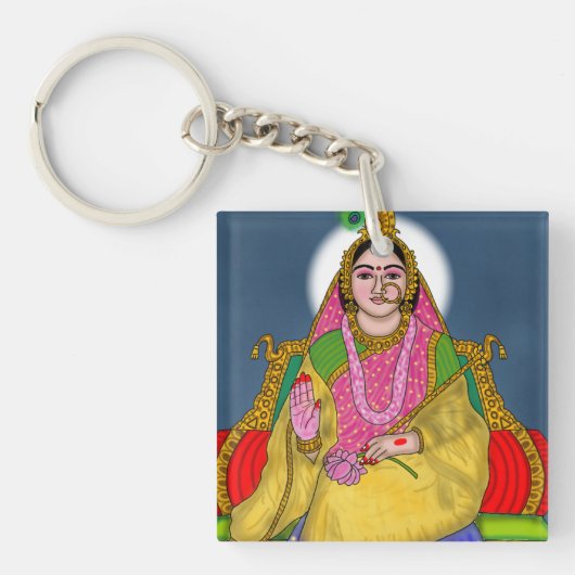 Porte-clés Goddess Radha Keychain (Devant)