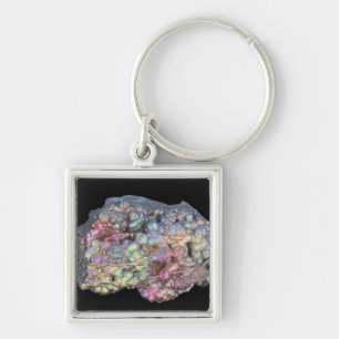 Porte-clés Goethite montrant l'irisation