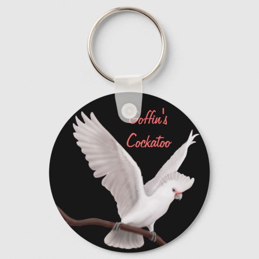 Porte-clés Goffin's Cockatoo Porte - clé personnalisable (Recto)