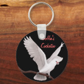 Porte-clés Goffin's Cockatoo Porte - clé personnalisable (Recto)