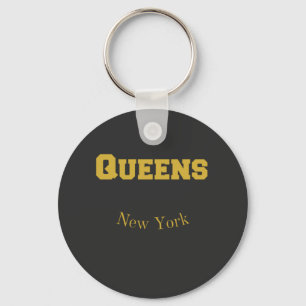 Porte-clés Gold de Queens New York