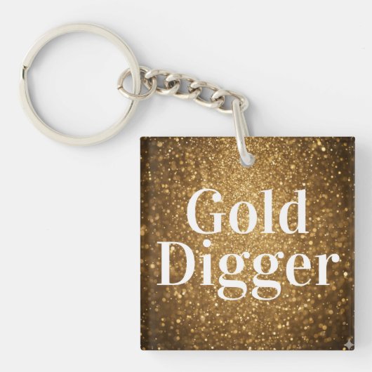 Porte-clés Gold Digger keychain gift (Devant)