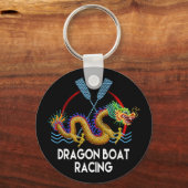 Porte-clés Gold Dragon Boat Racing Keychain (Recto)