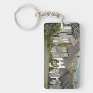 Porte-clés Gold Hill, Shaftesbury, Dorset, Angleterre, Royaum