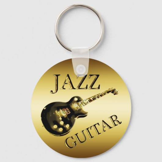 PORTE-CLÉS GOLD JAZZ GUITAR (Recto)