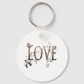 Porte-clés Gold Love (Recto)